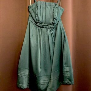 Dusty blue cocktail dress